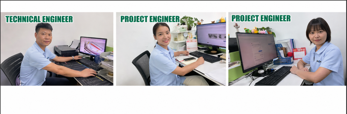 ANOK engineering and sales team in ANOK workwear